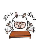 アルパカを着た少女（個別スタンプ：10）