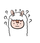 アルパカを着た少女（個別スタンプ：30）