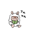 アルパカを着た少女（個別スタンプ：38）