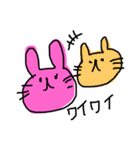 ゆるゆるウサギ ②（個別スタンプ：15）