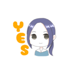 クールなユキちゃん（個別スタンプ：14）