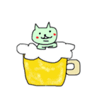 キモカワネコのスタンプ（個別スタンプ：21）