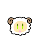 無感情どうぶつフェイス（個別スタンプ：4）