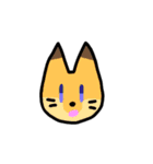 無感情どうぶつフェイス（個別スタンプ：6）