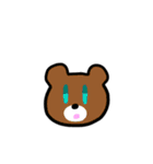 無感情どうぶつフェイス（個別スタンプ：8）