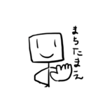 落書きキューブくん（個別スタンプ：3）