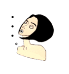 前下がりボブ女（個別スタンプ：10）