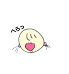 まんまるがお（個別スタンプ：7）