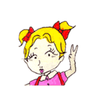 多国籍ギャルちゃん(文字なし)（個別スタンプ：7）