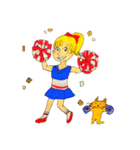 多国籍ギャルちゃん(文字なし)（個別スタンプ：25）