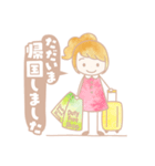 旅するスタンプ＊海外旅行（個別スタンプ：3）