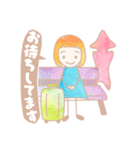 旅するスタンプ＊海外旅行（個別スタンプ：6）