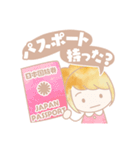 旅するスタンプ＊海外旅行（個別スタンプ：9）