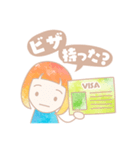 旅するスタンプ＊海外旅行（個別スタンプ：10）