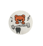 音楽好きなクマさん＆ウサギさん3(歯ver.)（個別スタンプ：4）