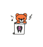 音楽好きなクマさん＆ウサギさん3(歯ver.)（個別スタンプ：22）