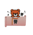 音楽好きなクマさん＆ウサギさん3(歯ver.)（個別スタンプ：29）