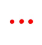 顔文字(赤)（個別スタンプ：30）