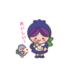 ブルベリッ娘とブルピヨ（富谷市公式）（個別スタンプ：16）