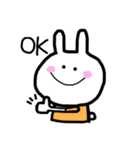あ。うさぎ。（個別スタンプ：1）