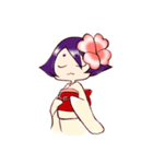 お着物娘（個別スタンプ：3）