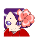 お着物娘（個別スタンプ：4）