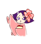 お着物娘（個別スタンプ：5）