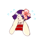お着物娘（個別スタンプ：6）