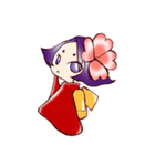 お着物娘（個別スタンプ：16）