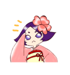 お着物娘（個別スタンプ：17）