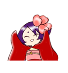 お着物娘（個別スタンプ：22）