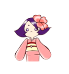 お着物娘（個別スタンプ：23）
