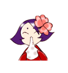 お着物娘（個別スタンプ：34）