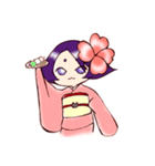 お着物娘（個別スタンプ：35）