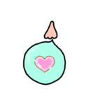鼻水！？ふきだし（個別スタンプ：9）