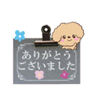 トイプードル【アプリコット】※メモ書き編（個別スタンプ：5）