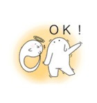おばけちゃんと見習いくん（個別スタンプ：3）