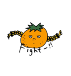 ORANGEのおさげの女の子だ。（個別スタンプ：1）