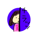 北見梓専用スタンプ。これもまた少ない。（個別スタンプ：8）