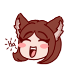 イヌギャルリツコ（個別スタンプ：7）