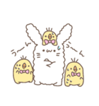 ボスうさぎとひよこ子分たち2（個別スタンプ：2）