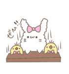 ボスうさぎとひよこ子分たち2（個別スタンプ：3）
