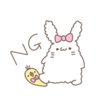 ボスうさぎとひよこ子分たち2（個別スタンプ：6）