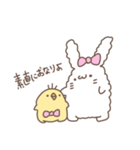 ボスうさぎとひよこ子分たち2（個別スタンプ：36）