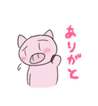 無表情なブタさん（個別スタンプ：11）
