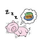 無表情なブタさん（個別スタンプ：20）