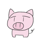 無表情なブタさん（個別スタンプ：23）
