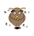 ネガふくろう（個別スタンプ：27）