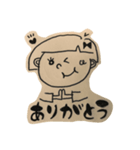 手作り感満載スタンプ（個別スタンプ：3）