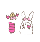 ボスうさぎとひよこ子分たち3（個別スタンプ：10）